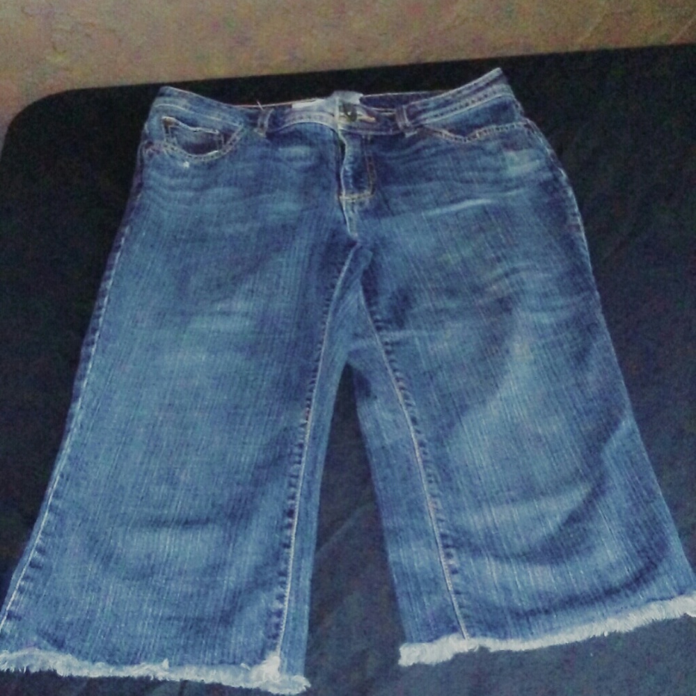 Denim Capris Cutoffs.